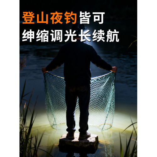 亮之友強光超亮長續航充電戶外感應防水礦燈工作頭戴式照明燈釣魚