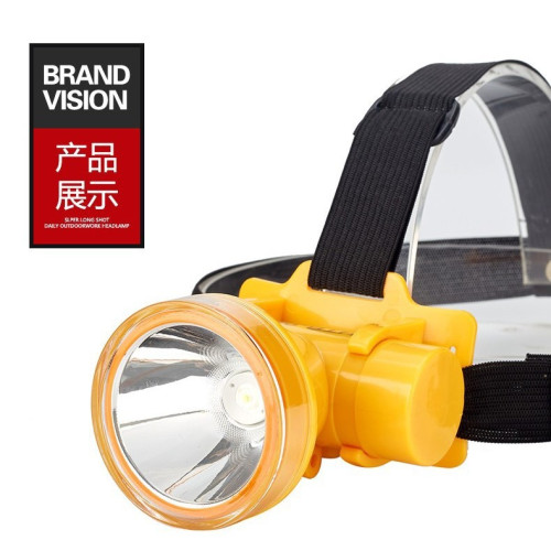 趕海潛水頭燈工地割膠專用長續航強光輕巧防水鋰電充電潛水強光
