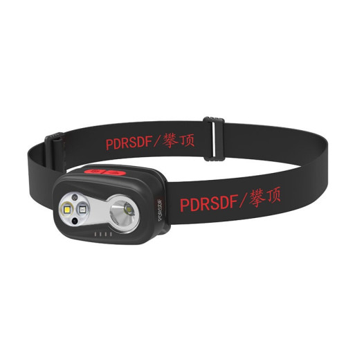 LED戶外感應頭燈露營夜釣頭燈頭戴式超亮釣魚