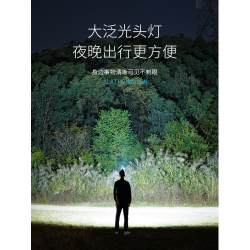 頭燈2025新款強光超亮可充電頭戴式小型可攜式野外釣魚超長續航