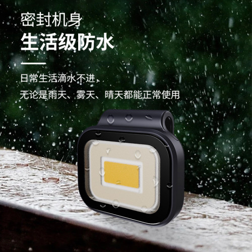 威沃德磁吸頭燈迷你可攜式強光超亮夜釣燈戶外頭戴式充電釣魚燈