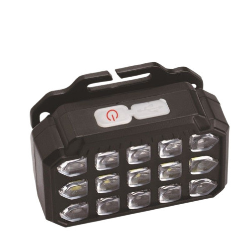 釣魚燈 LED紫光頭燈強光蠍子燈頭戴式專用照明勘探洞雙光充電頭燈