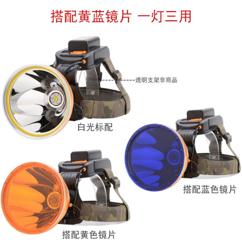 頭燈超長續航100小時2025頭戴式續航充電超亮遠射手電筒礦燈100
