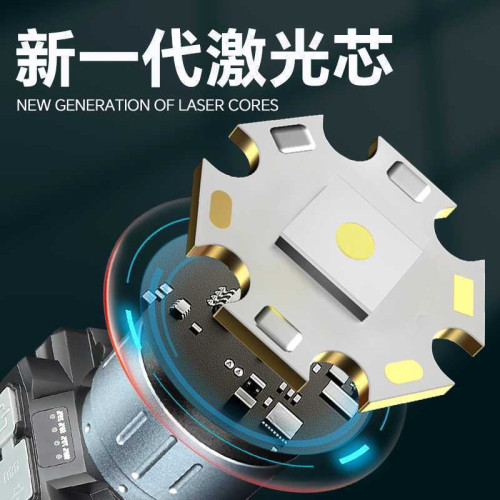 LED超長續航釣魚手電筒頭燈強光遠射可充電超亮戶外頭戴式礦燈