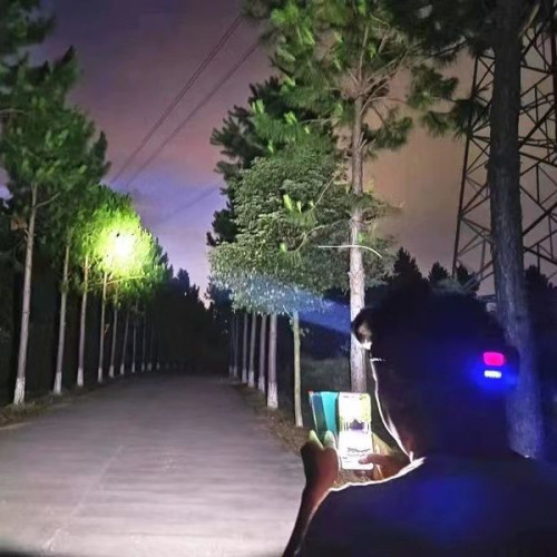 戶外感應頭燈 強光夜釣騎行燈快充輕量頭戴式礦燈長續航防水照明