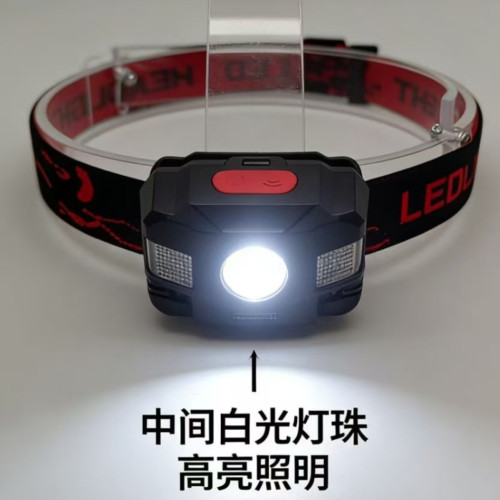 戶外感應頭燈 強光夜釣騎行燈快充輕量頭戴式礦燈長續航防水照明