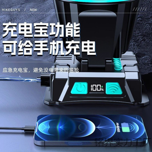 小野人頭燈強光充電超亮頭戴式新款感應夜釣魚專用趕海照明燈礦燈