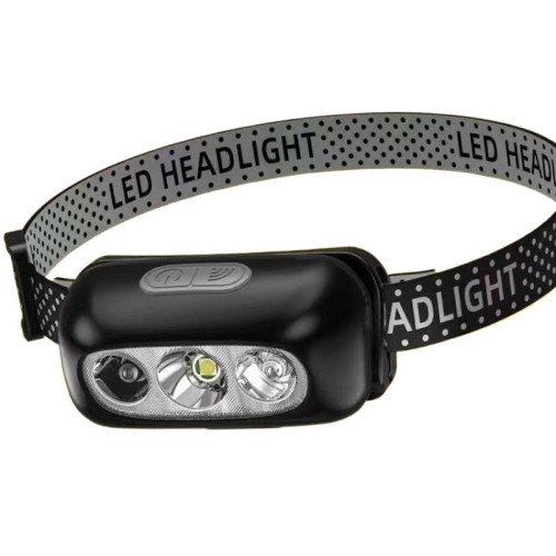LED強光超亮頭燈續航釣魚專用超輕感應可充電充電可攜式頭戴式