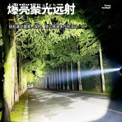 ♔公牛適用頭燈2025新款強光超亮充電頭戴式照明燈戶外登山釣魚工