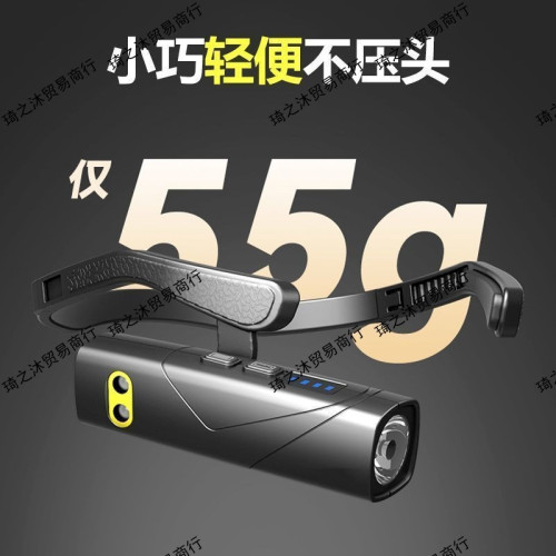 2025新款續航超長感應側耳式頭燈強光超亮充電戶外登山夜釣燈其他