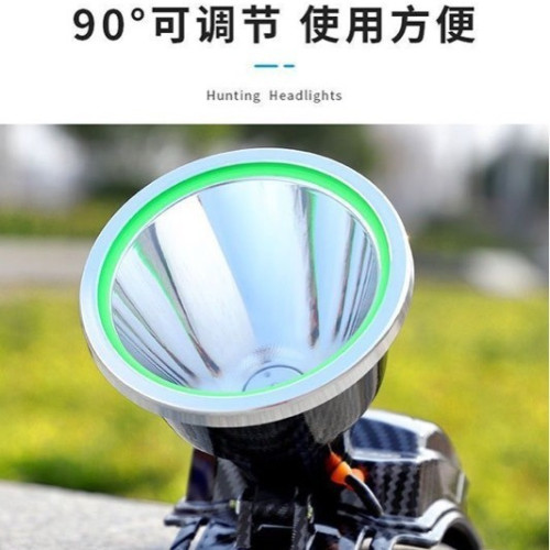led頭燈頭戴式野外長續航強光鋰電夜釣魚燈戶外專用照明燈手電筒