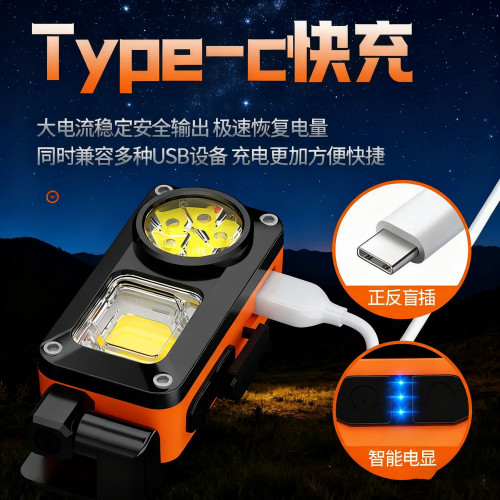 戶外強光長續航頭燈頭戴式智能感應照明燈夜釣專用充電式led燈
