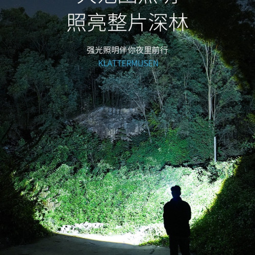 頭燈2024新款強光超亮夜釣魚趕海頭戴式手電筒感應長續航充電