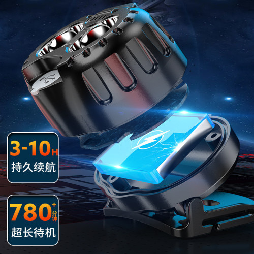 頭燈強光充電超亮夜釣魚專用頭戴式照明燈超長續航感應led戶外頭