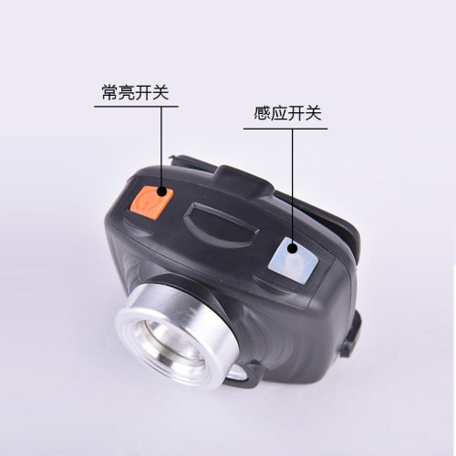 頭燈強光充電超亮頭戴式釣魚雙光感應白光led夜釣燈紅光超長續航