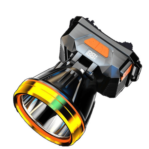 頭燈新款強光超亮礦燈夜釣魚戶外登山頭戴式照明燈工地手電筒