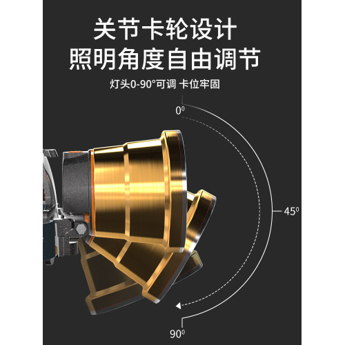 亮之友分體強光頭燈充電超亮戶外釣魚專用超長續航21700鋰電頭戴