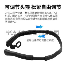新款耳掛式頭燈充電感應強光照明工作燈釣魚燈側掛跑步頭戴燈