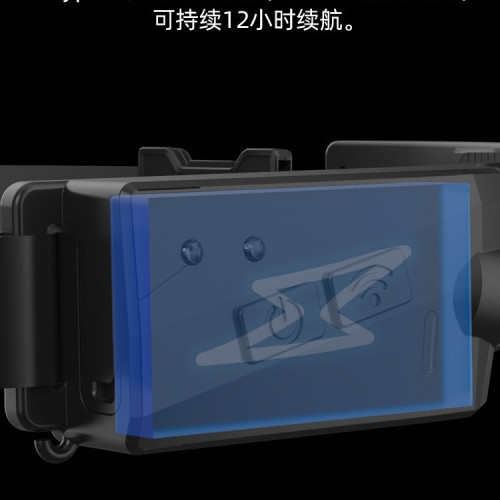 新款矽膠揮手感應COB頭燈 戶外騎行燈USB充電夜跑步燈LED強光頭燈