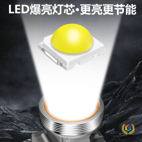 ✠強光頭燈可充電大容量超長續航USB戶外頭戴式礦燈釣魚家用頭燈