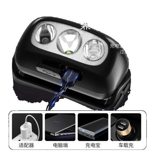 頭燈超亮長續航充電頭戴式強光感應手電筒夜釣魚電燈續航鋰