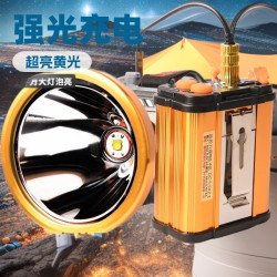 德國鋰電分體頭燈強光充電超亮頭戴式防水戶外燈礦燈氙氣燈