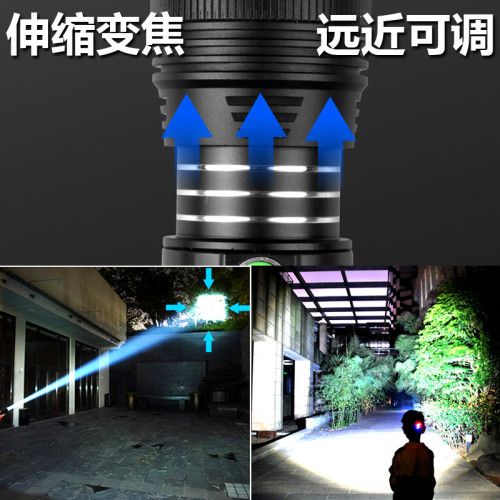 p70強光頭燈戶外夜釣釣魚專用高亮充電變焦超亮頭戴式手電筒趕海