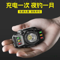 頭燈釣魚專用強光超亮充電頭戴式戶外夜感應輕便照明超長續航