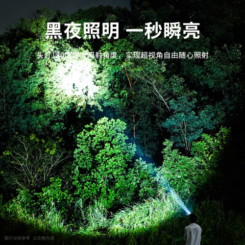 2025新款頭燈強光超亮釣魚專用登山夜爬耐用充電感應超長續航