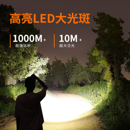 頭燈LED強光超亮充電頭戴式礦燈可變焦釣魚手電筒戶外遠射