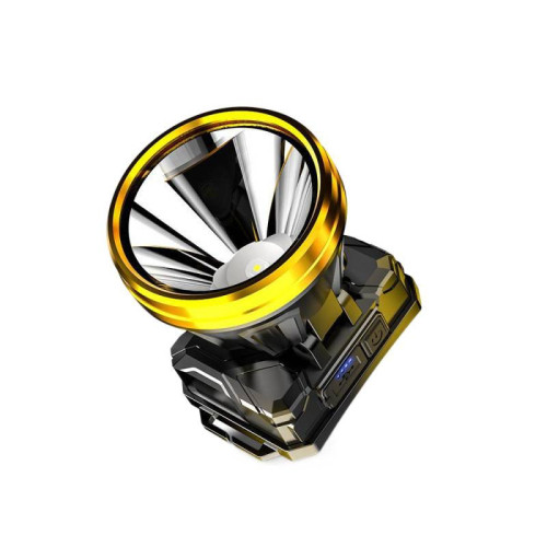 頭燈新款強光超亮礦燈夜釣魚戶外登山頭戴式照明燈工地手電筒