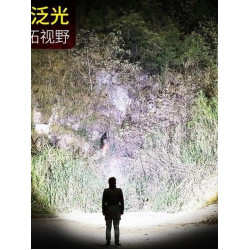 LED頭燈超長續航100小時強光遠射可充電防水超亮頭戴式夜釣燈礦燈