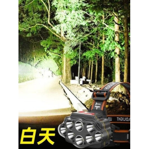 LED頭燈超長續航100小時強光遠射可充電防水超亮頭戴式夜釣燈礦燈