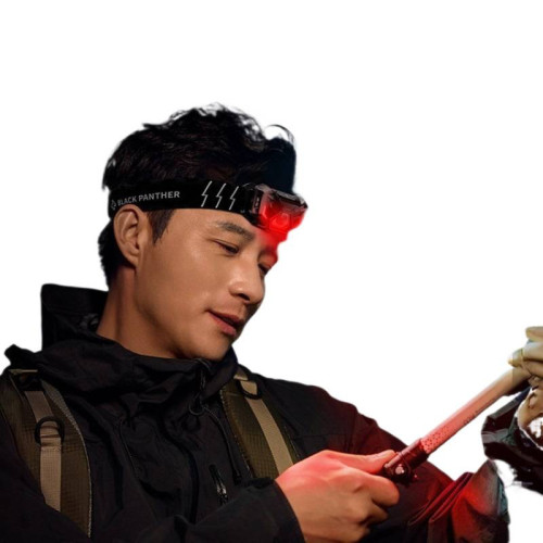 2025新款頭燈強光充電超亮釣魚頭戴式超長續航夜釣登山