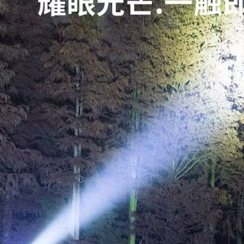 頭燈2025新款強光超亮超長續航100小時夜釣戶外頭戴式雙鋰電礦燈