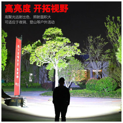 LED頭燈強光可充電遠射家用亮頭戴式夜釣魚戶外感應礦燈