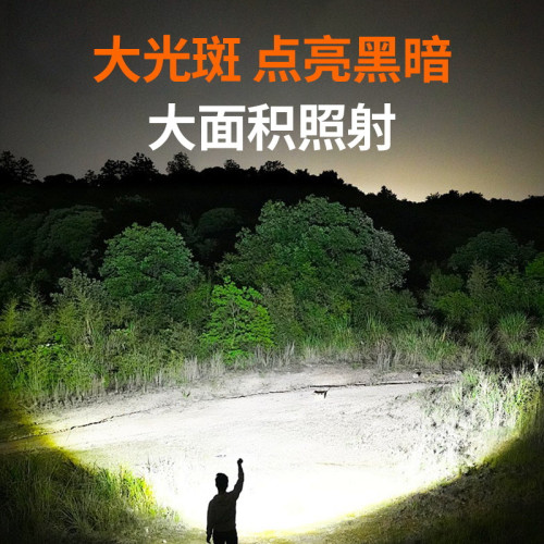 釣魚頭燈強光超亮充電續航超長鋰電野戶外頭戴式照明燈礦燈手電筒