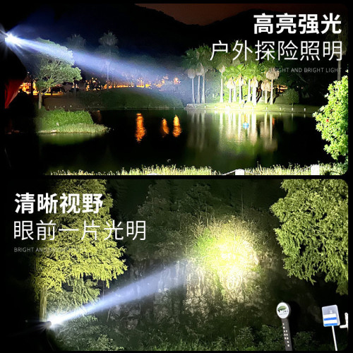 頭燈超亮長續航充電頭戴式強光感應手電筒夜釣魚電燈續航鋰
