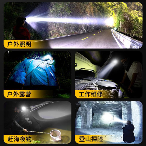 頭燈強光充電超亮頭戴式照明超長續航戶外夜釣魚礦燈小手電筒