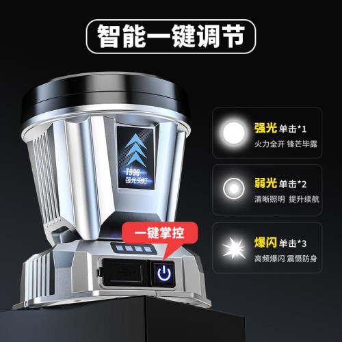 頭燈強光充電超亮頭戴式照明超長續航戶外夜釣魚礦燈小手電筒