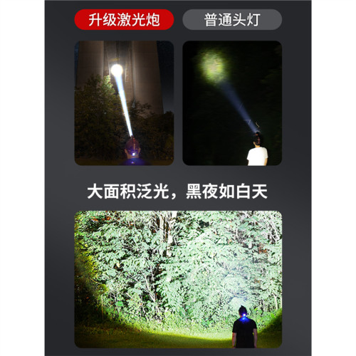 天火2025新款強光頭燈超亮充電感應頭戴式手電筒戶外超長續航礦燈