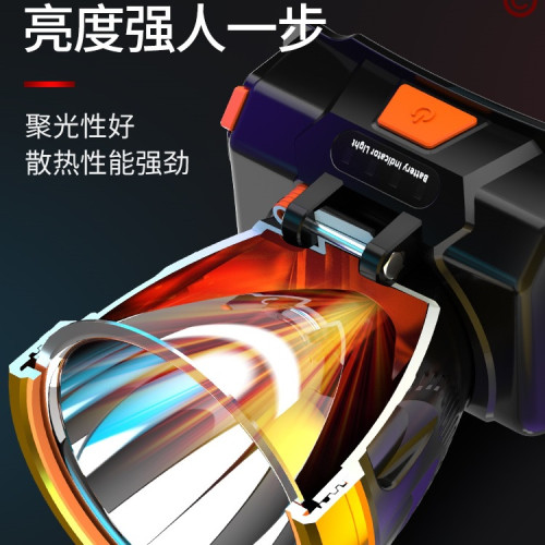 頭燈強光充電超亮超長續航釣魚頭戴式感應夜釣手電筒戶外照明