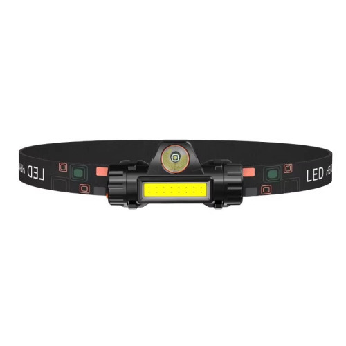 led頭燈強光充電戶外夜釣魚超亮輕超長續航照明手電筒鋰電感應