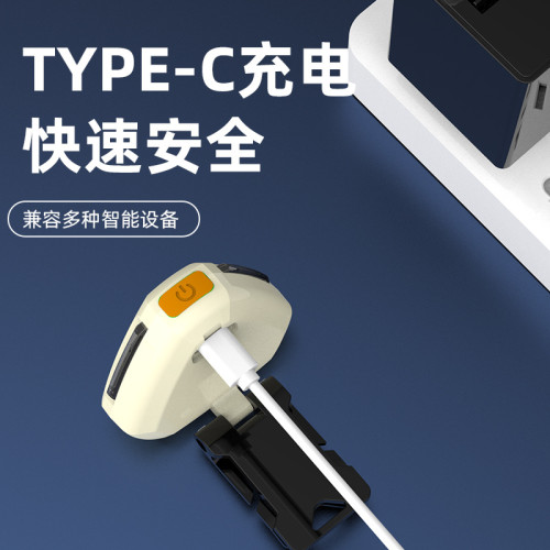 頭燈帽簷燈應急戶外露營燈COB手電筒迷你可攜式led鑰匙釦燈CY-