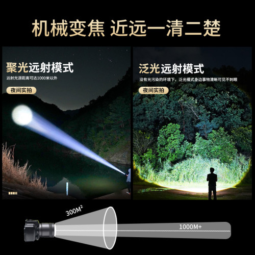 頭燈2025新款強光超亮戶外登山野外爬山充電式頭戴式照明燈手電筒