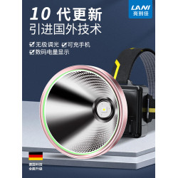 頭燈強光戶外專用超長續航鋰電超亮野外燈led夜釣魚頭戴式感應燈
