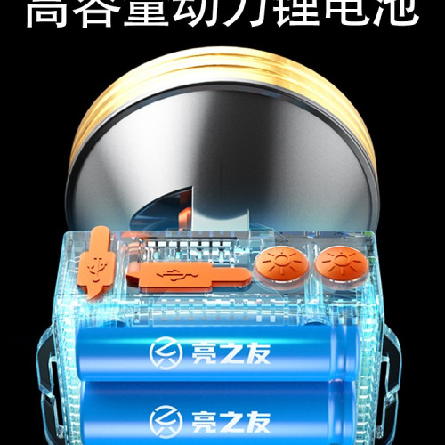 頭燈強光充電超亮智能感應戶外釣魚頭戴式超長續航照明頭燈