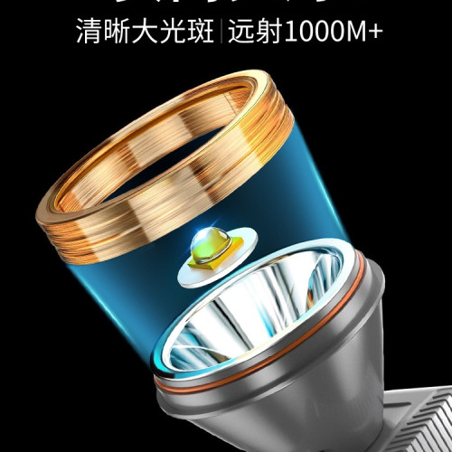 頭燈強光充電超亮智能感應戶外釣魚頭戴式超長續航照明頭燈