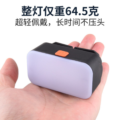 頭燈LED強光超亮戶外釣魚USB充電礦燈夜跑紅白光帶磁鐵頭戴式頭燈