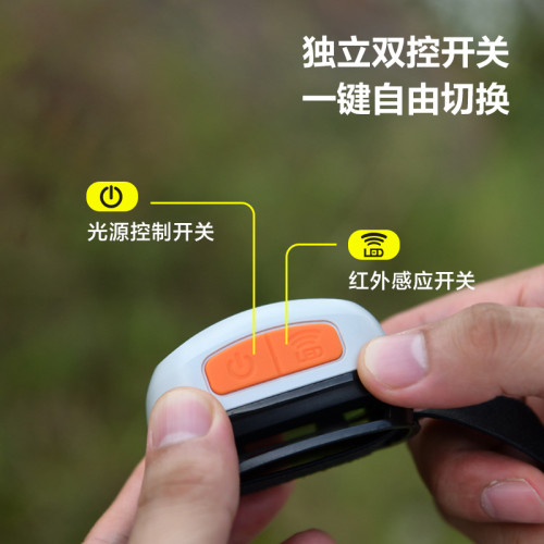 deli得力DL5415頭戴燈280流明1200mAh感應(白)(個)